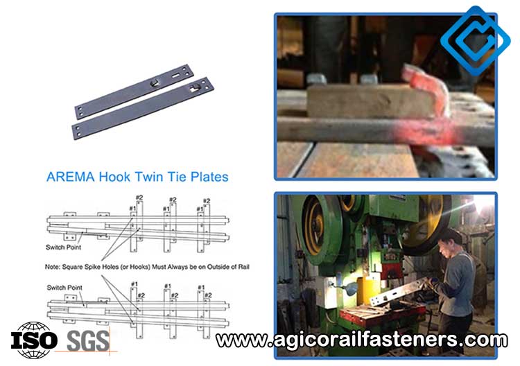 AREMA hook twin tie plate processing