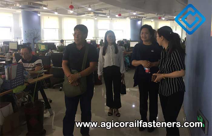 Philippine Customer Visits AGICO For Screw Spike Order