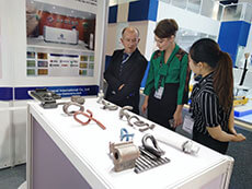 Railway exhibition customer communication