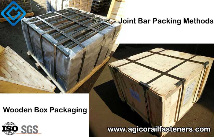 joint bar wooden box packaging method