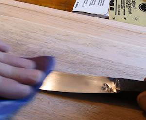 spike knife surface polishing treatment